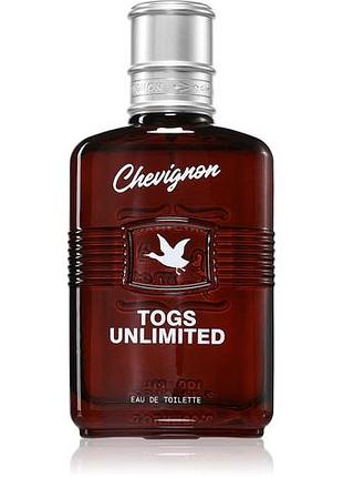 Туалетна вода для чоловіків chevignon togs unlimited amber  100 мл