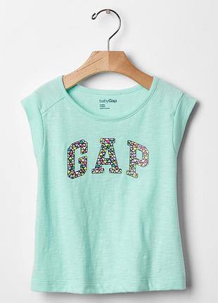 Футболка gap на девочку. размер 5