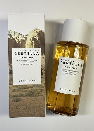 Kin1004 - зволожувальний тонер з центелою та гіалуроновою кислотою - madagascar centella toning toner -210ml