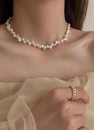 Ожерелье с имитацией жемчуга
