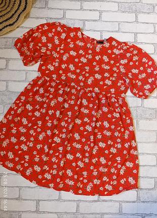 Легкое яркое платье в цветах asos