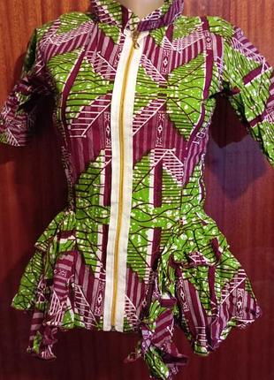 Кофта з баскою xs