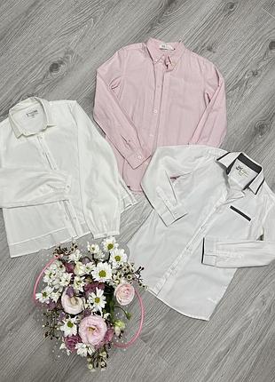 Шкільні сорочки для дівчинки 146 розмір