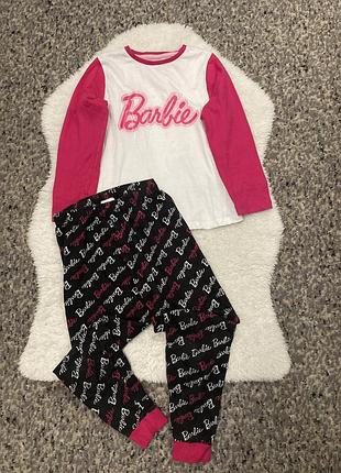 Бавовняна піжама для дівчинки/домашній комплект barbiе 280825