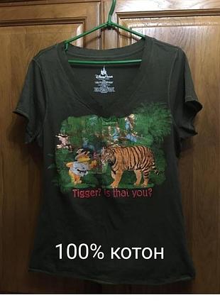 Котонова брендова футболка дісней ведмедик паддінгтон