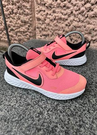 Дитячі кросівки на липучках nike revolution 5 оригінал