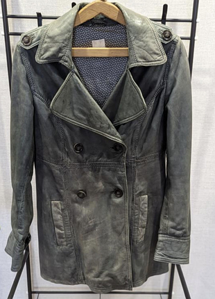 Куртка пиджак женский натуральная кожа осень демисезонная