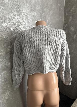Вʼязаний светр zara 152р 7