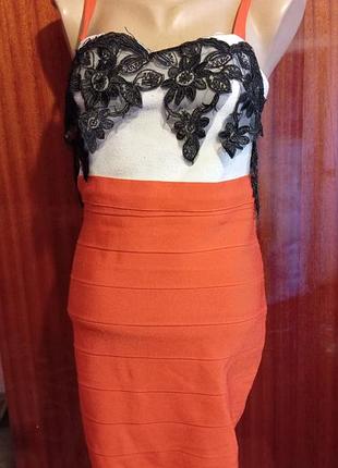 Платье бандо ска