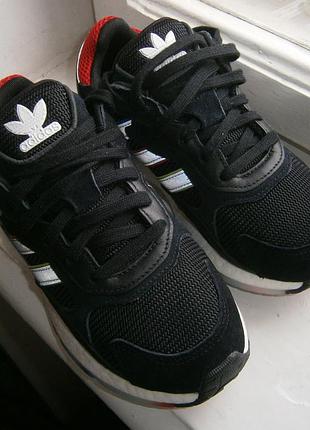Кроссовки adidas tresc run ef0797 оригинал натуральная замша размер 36 см 22 новые черные