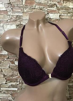 Бюстгальтер-топ 70с пуш-ап\на косточках\спереди застежка