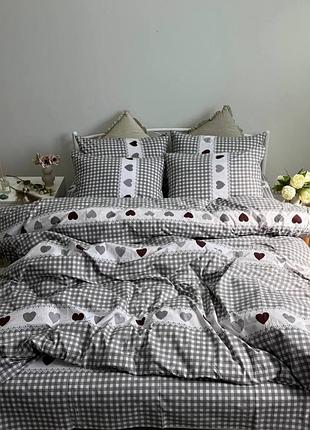 🖍комплект постельного белья рогожка нова