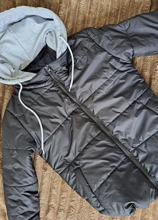 Куртка с капюшоном 🖤🩶