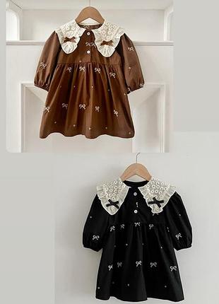 Котонове плаття з вишивкою