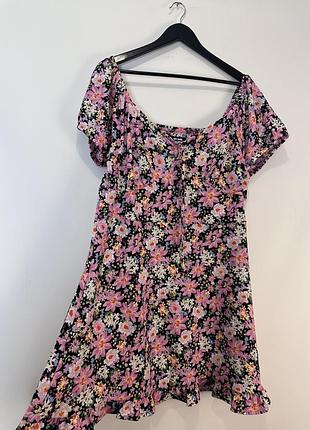 🖤платье цветочный принт shein uk 18