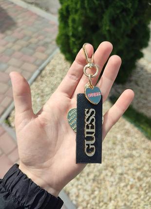 Жіночий брелок на сумку за штучної шкіри, брелок з буквами, брелок з таксою жіночий чорний золото аксесуар на сумку гесс guess 4