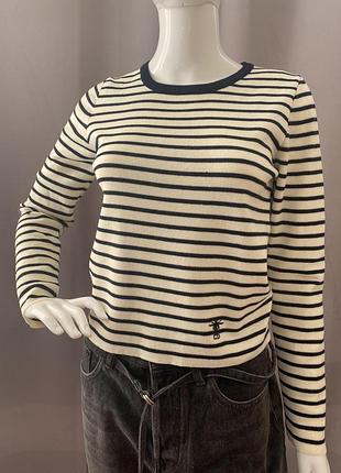 Свитер дuop из тонкого трикотажа в полоску