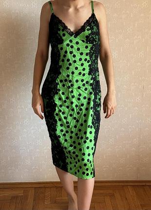 Подиумное платье d&amp;g 46 оригинал шелк 96%