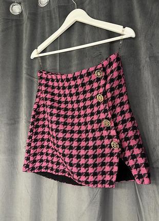 Спідниця твідова river island асиметрична
