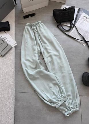 Жіночі класичні базові повсякденні спортивні штани брюки тканина льон
