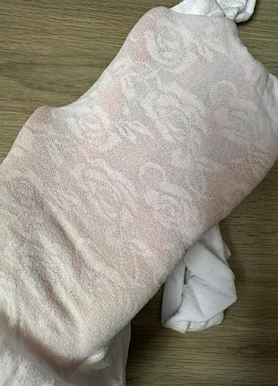 Новые белые ажурные колготки