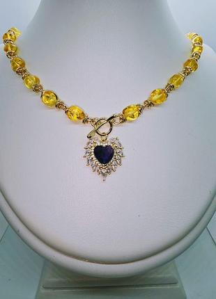 Намисто minov 3345 из янтаря медовый оттенок 50 см