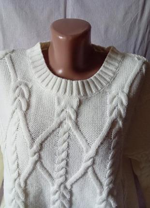 Свитер с шерстью прямого силуэта супер-балта