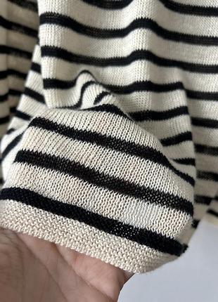 Лляний лонгслив тельник 2