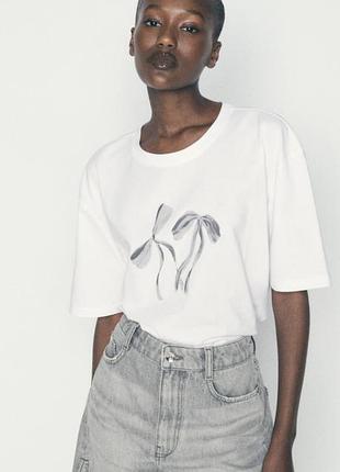 Джинсові шорти висока посадка  zara