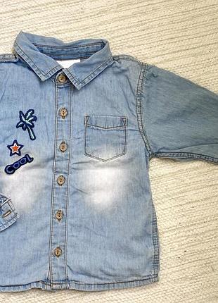 Сорочка джинсова нова