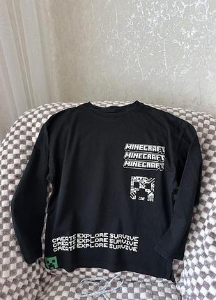 Реглан кофта zara minecraft 134