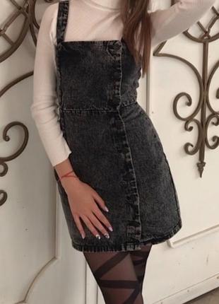 Плаття джинс сірий h&m розмір xs