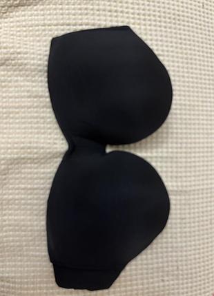 Без бретелей ліф чорний