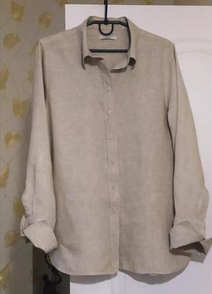 Рубашка женская лен 100% ginatricot