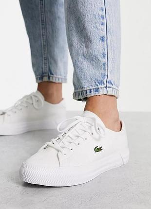 Кеди кросівки на високій підошві lacoste gripshot оригінал