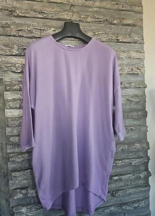 Нежная туника свитер платья с карманами теплой фактуры ангора