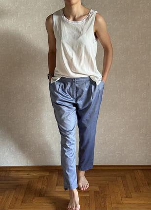 Классические брюки les copains оригинал, хлопок 100%