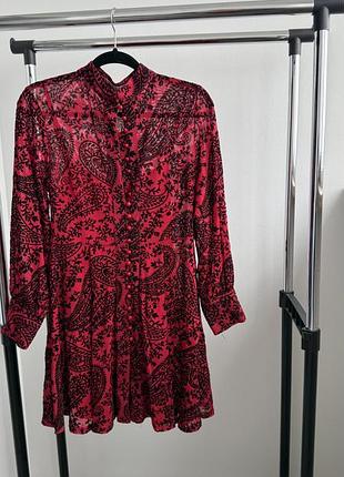 Платье красное 8