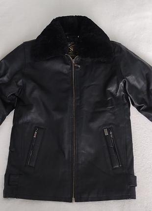 Чоловіча шкіряна куртка xl