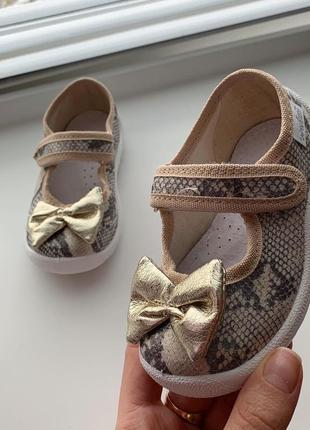 Тапки waldi туфельки бантик нарядні3 фото