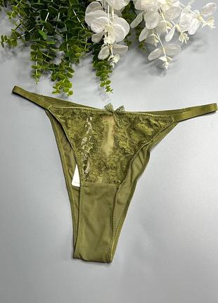 Женские трусики бразилианы кружево и сеточка
