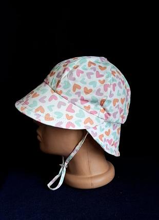 Кепка панама із захистом пляжна на дівчинку 5-10 років