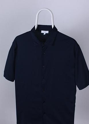 Arne чоловіча рубашка бавовна л хл темно синя