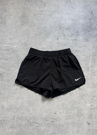 Жіночі спортивні короткі шорти з велосипедками nike dri fit розмір s