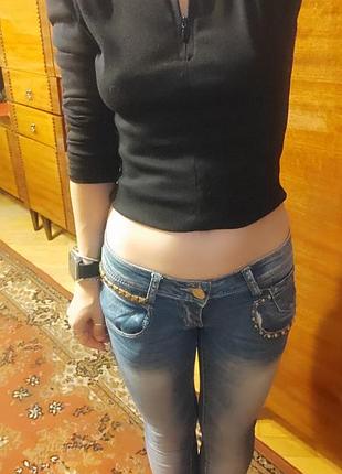 Джинсы низкая посадка