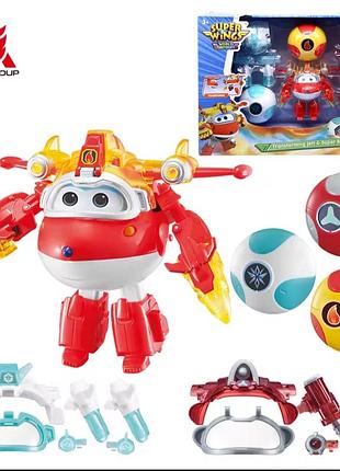Игрушка трансформер super wings jett new 2025