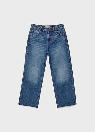 Укорочені прямі джинси stradivarius d96