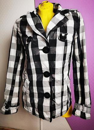 Koton женская ветровка жакет в клетку