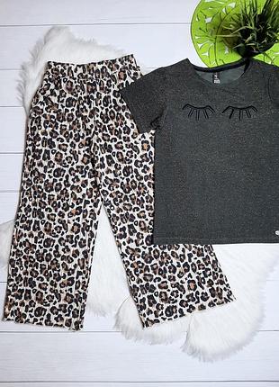 Комплект широкі штани лео і  блузочка