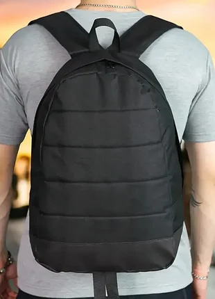 Рюкзак портфель школьный спортивный черный базовый, рюкзак мужской, сумка спортивная